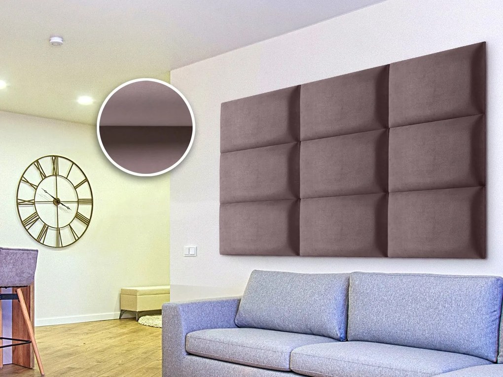 Kárpitozott panel Soundless 40x30 cm (rózsaszín). 1068525