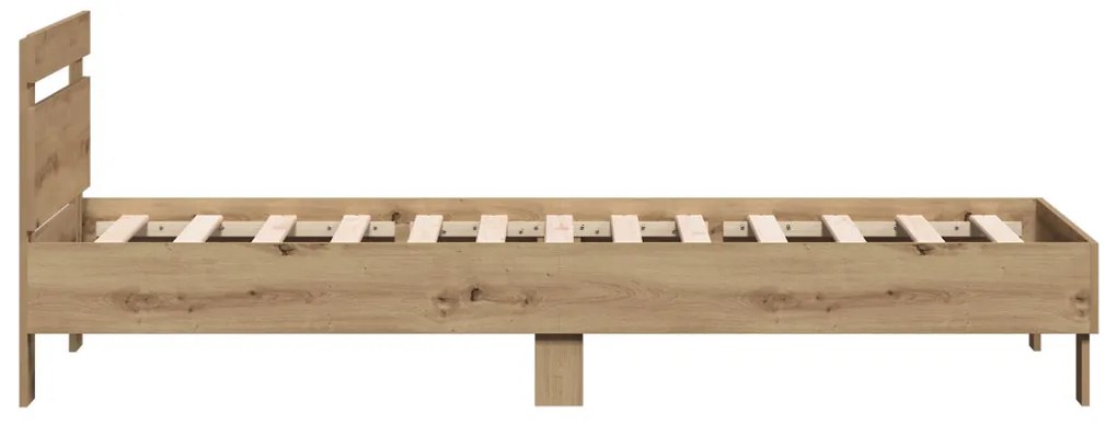 Ágykeret Átlagos Tölgy 90x200 cm, mérnökileg tervezett fából készült.