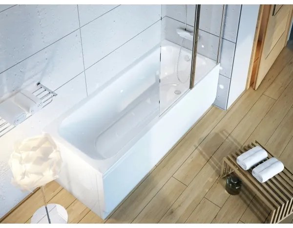 Ravak C731000000 - CHROME fürdőkád 160x70 cm akril/fehér