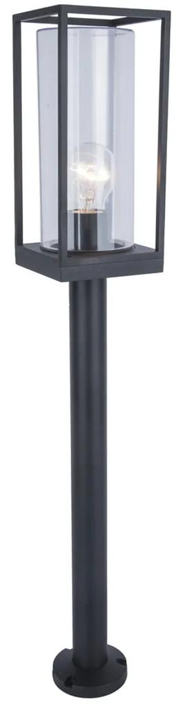 LUTEC Flair állólámpa, fekete, max. 40W, E27 foglalattal, LUTEC-7288801012
