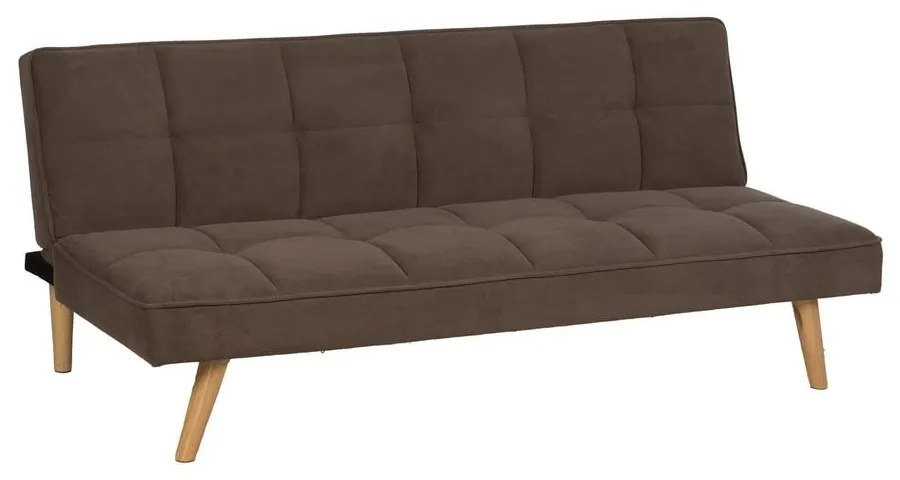 Barna zsenília kinyitható kanapé 175 cm – Ixia