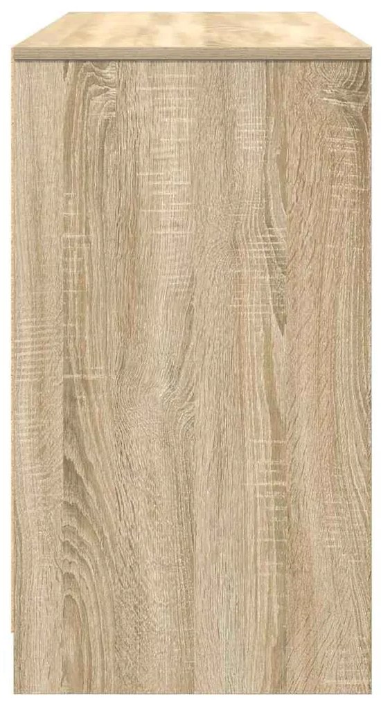sonomatölgy színű forgácslap íróasztal 120x42x76 cm