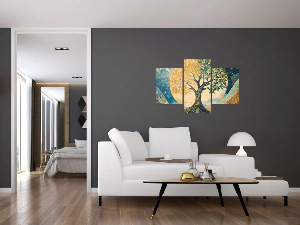 Kép – Életfa a holdban (90x60 cm)
