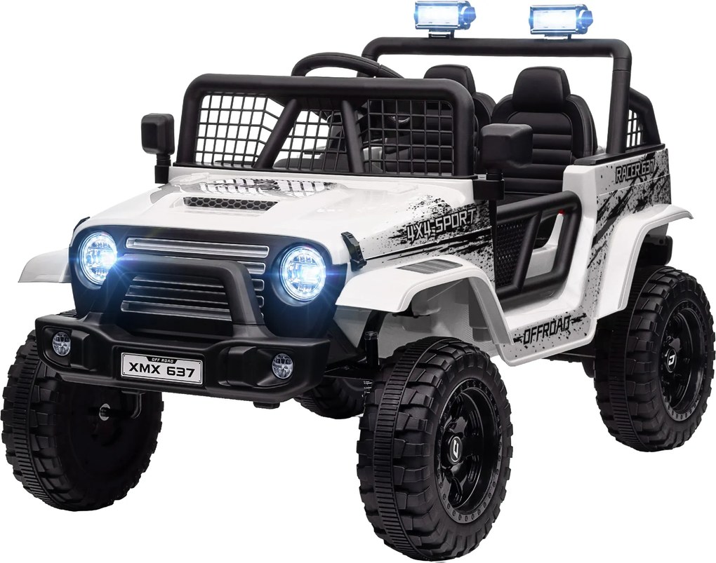 AIYAPLAY Elektromos Autó Gyerekeknek, 12V 3-5 km/h Sebességű Elektromos Gyerekautó 2.4G Távvezérléssel, Felfüggesztéssel, Zenei Funkcióval, Fényszórók