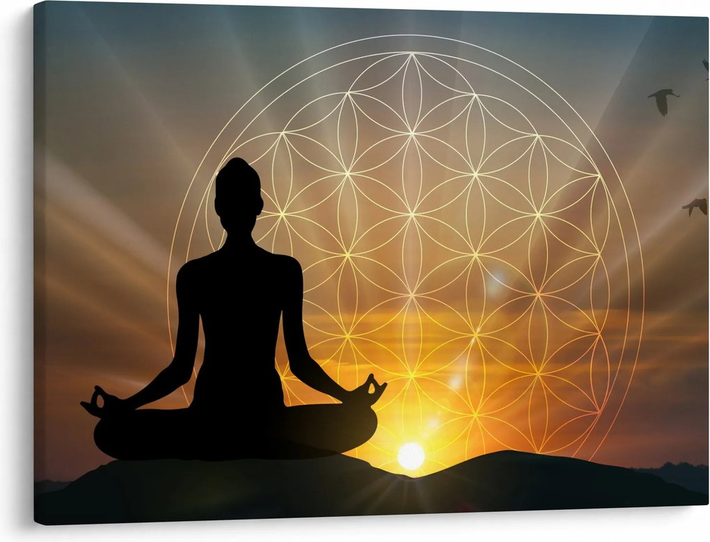 A meditáció képe (70x50 cm)