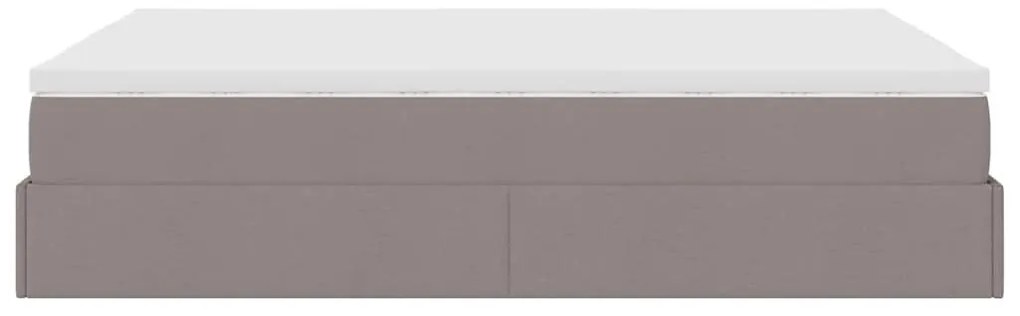 Oszmán ágykeret matraccal tópszín 140x190cm szövet