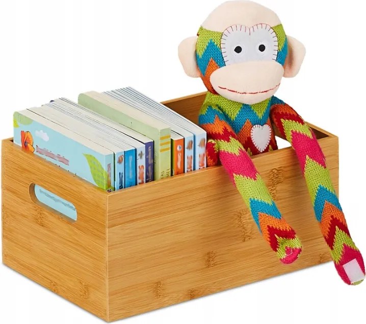 Relaxdays Bambusz tároló doboz rendszerező