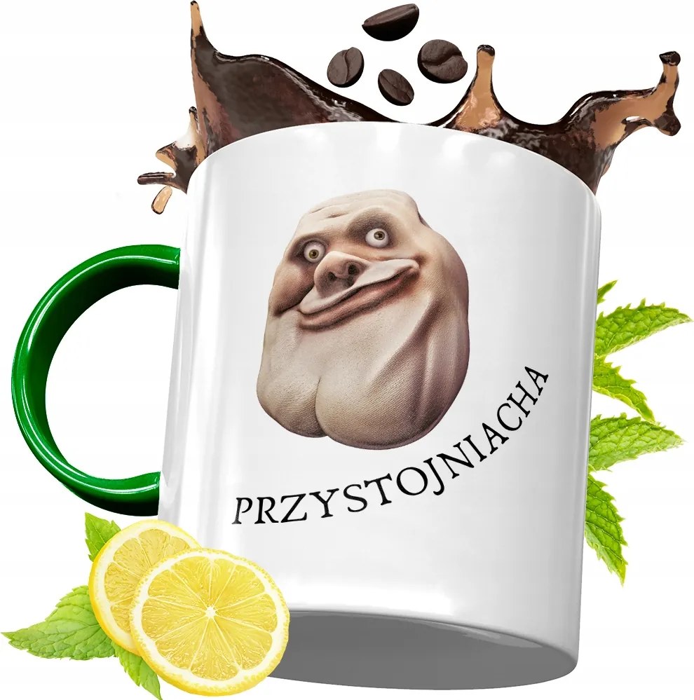 Zöld Vicces Bögre Születésnapi Ajándék fényképes nyomtatással