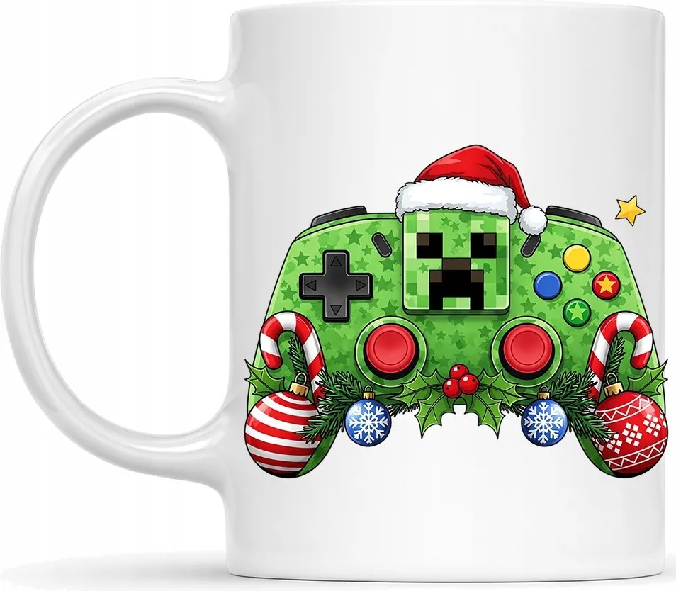 Karácsonyi bögre Game Pad Játékosoknak Karácsonyi ajándék