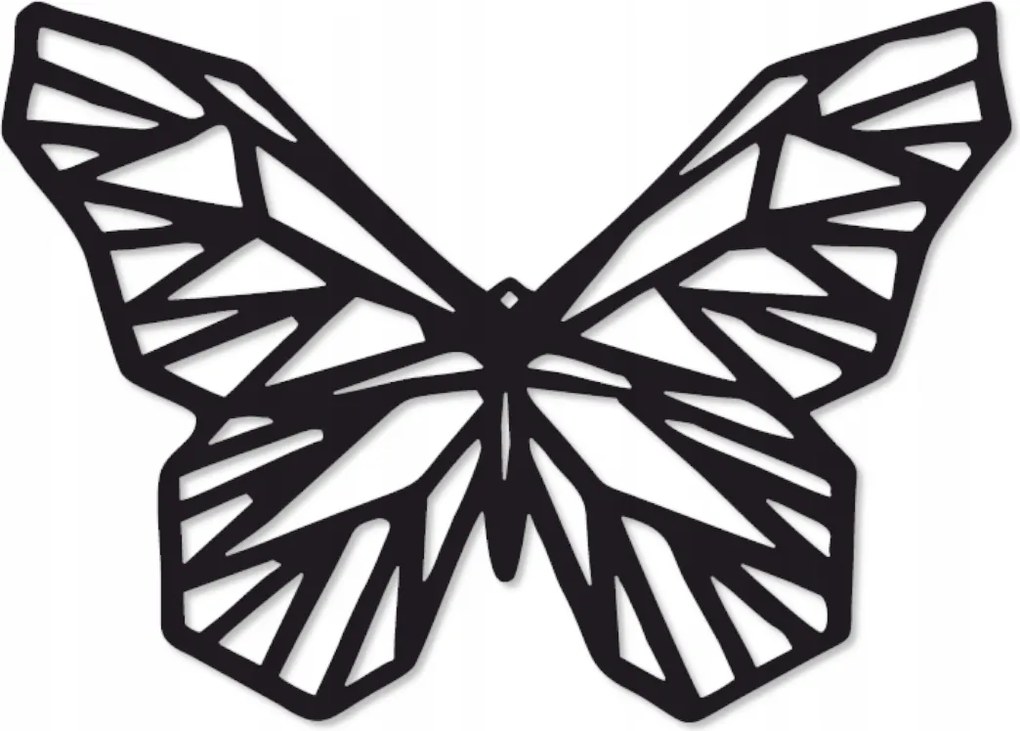 Pillangó geometrikus fém loft dekoráció 36x50