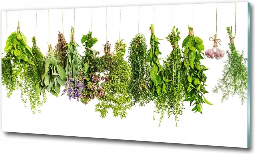 Fotótapéta üvegfalra Gyümölcsök és zöldségek 125x50