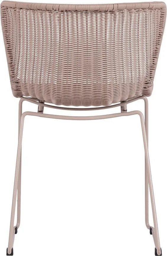 Bézs műrattan kerti szék szett 2 db-os Wings – WOOOD