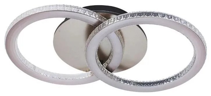 Searchlight 37122CP-LED fényerőszabályozható mennyezeti lámpatest — műszaki adatok: LED/24W/230V, 3000K, 25x42,5 cm