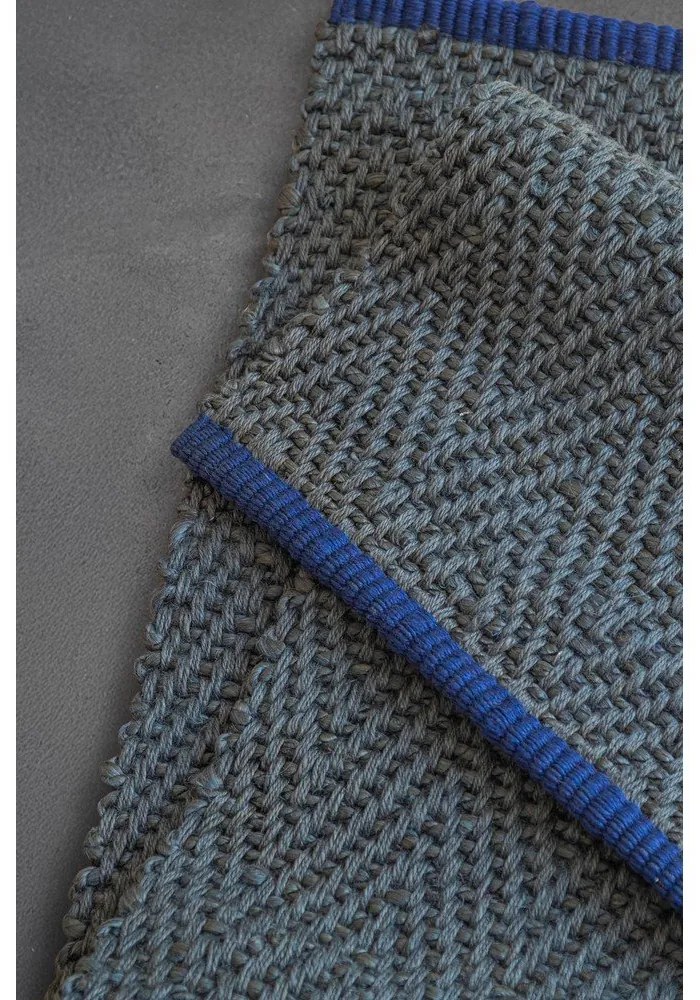 Sötétzöld juta futószőnyeg 80x245 cm Notes – Mette Ditmer Denmark