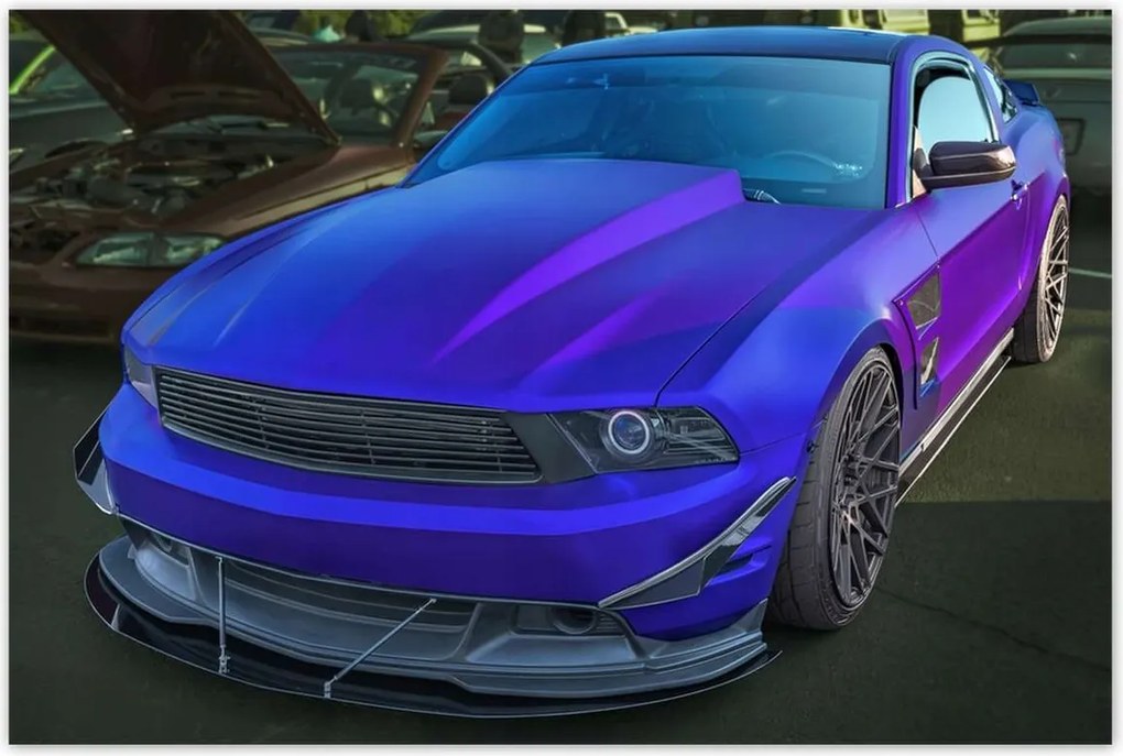 Poszterek 120x80 Kék-lila autó