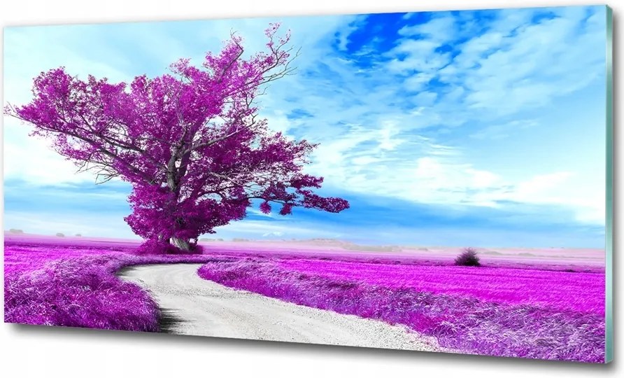 Fotó üvegkép Orchidea és bambusz 125x50