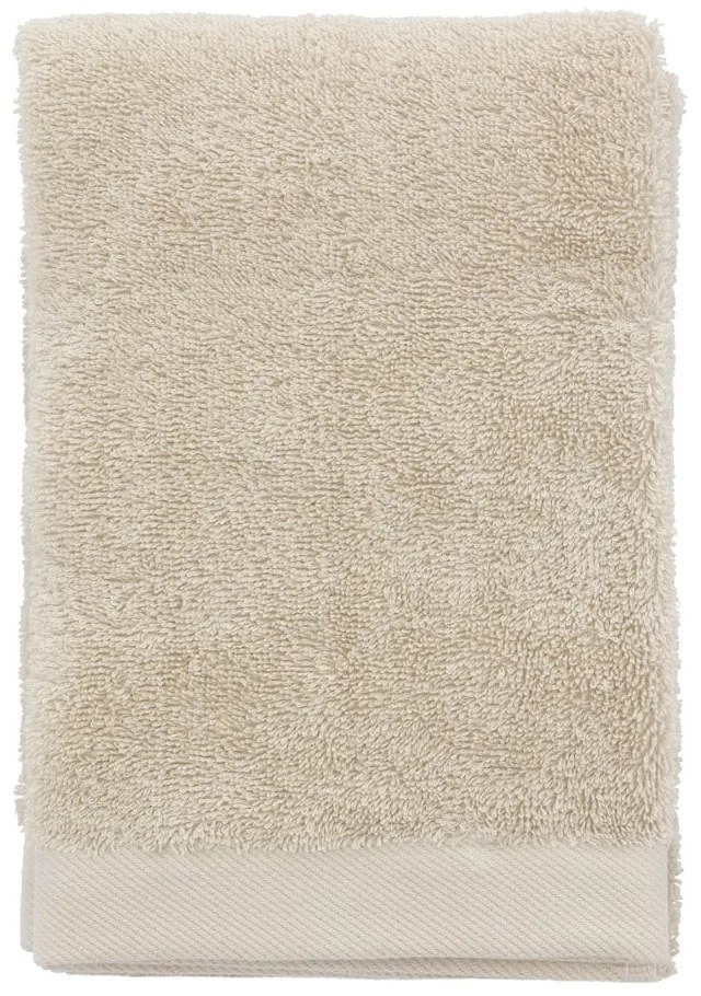 Bézs frottír pamut törölköző 50x100 cm Comfort – Södahl