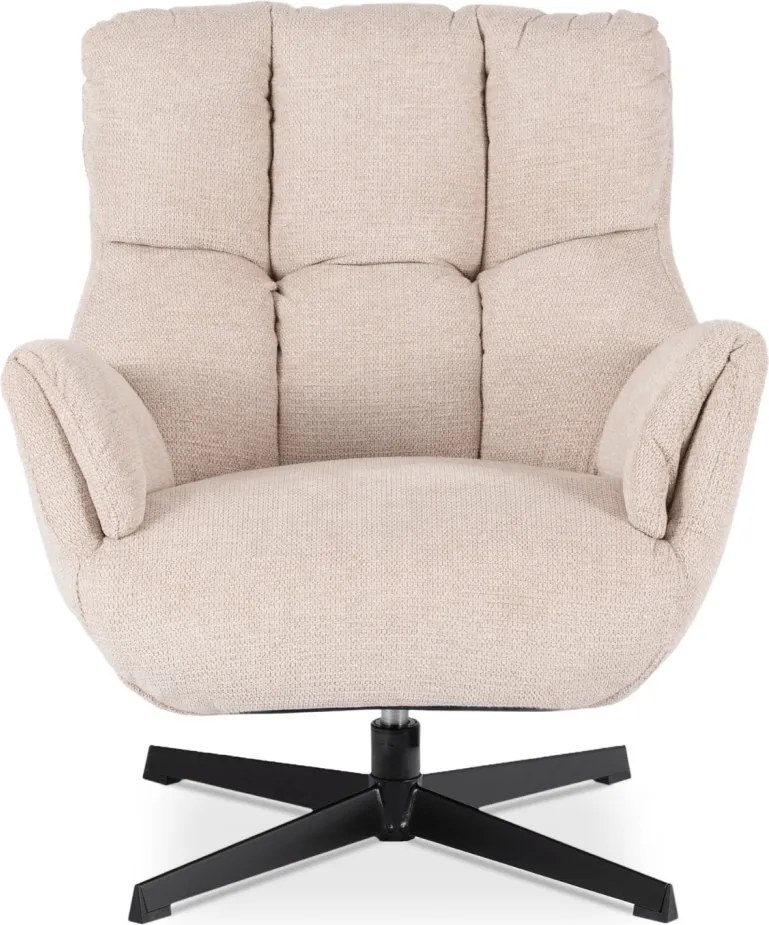 Forgó pihenőfotel krém, REAL