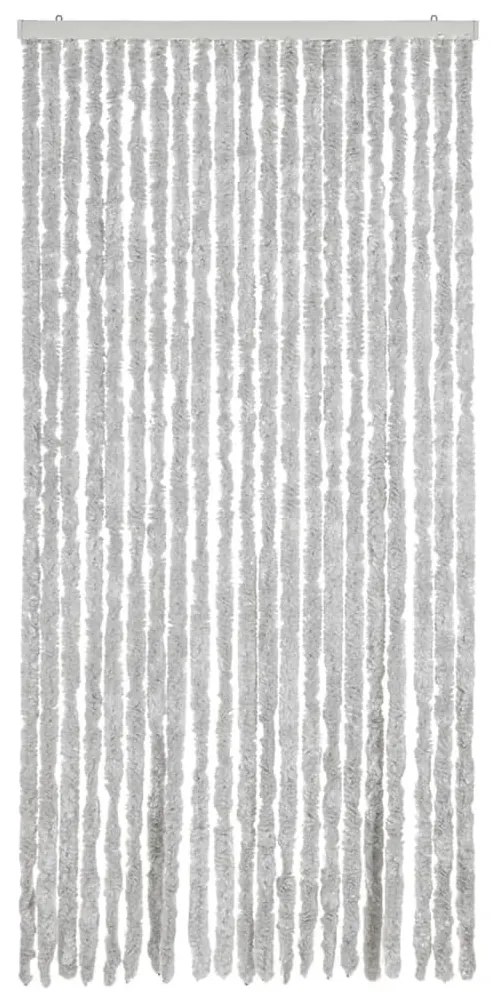 szürke zsenília rovarfüggöny 90x200 cm