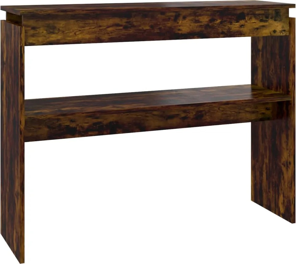 vidaXL füstös tölgy színű szerelt fa tálalóasztal 102 x 30 x 80 cm