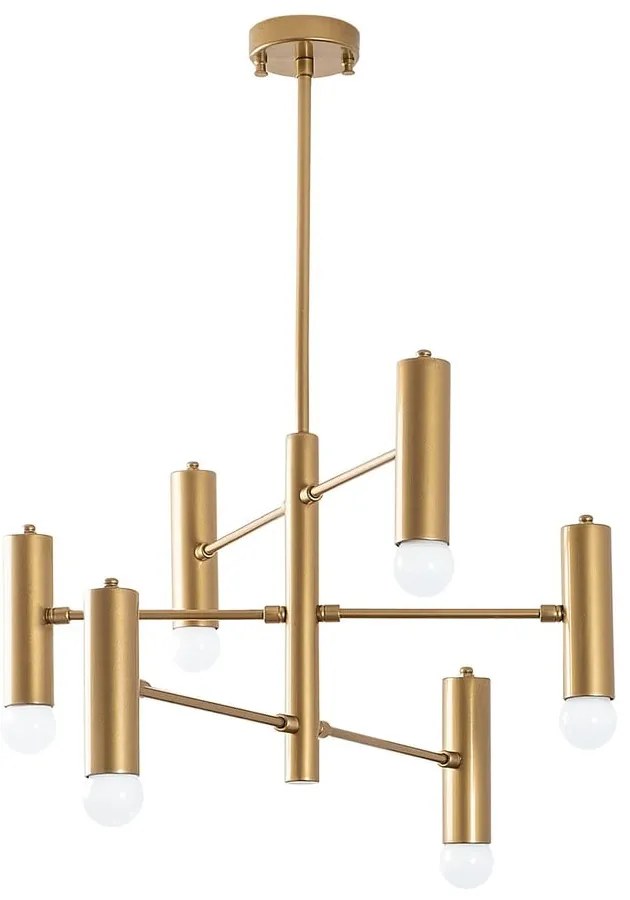 Aranyszínű függőlámpa fém búrával Gharib – Opviq lights