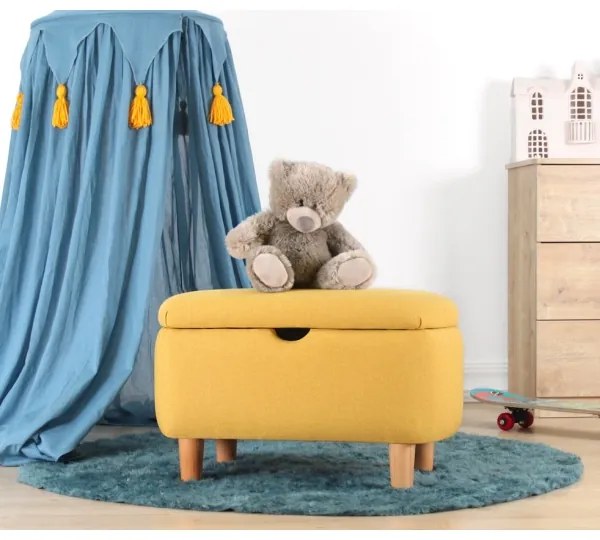 PIXI puff 37x61 cm, sárga