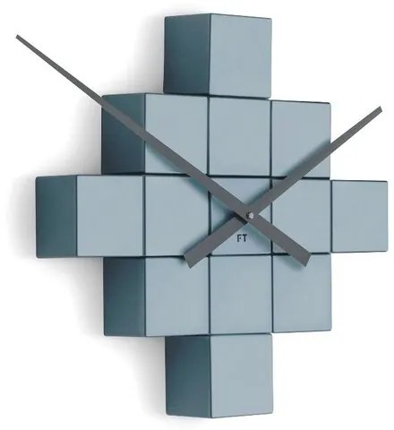 Future Time FT3000GY Cubic grey Design falra ragasztható óra, átmérő 50 cm