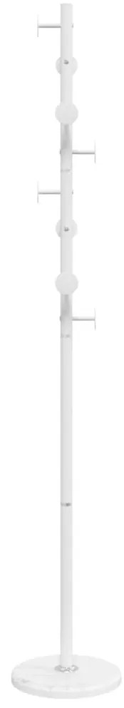 fehér porszórt vas ruhafogas 176 cm