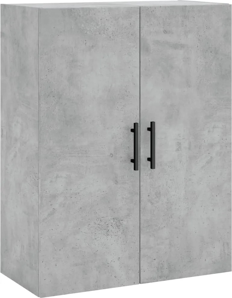 vidaXL betonszürke fali szekrény 69,5x34x90 cm
