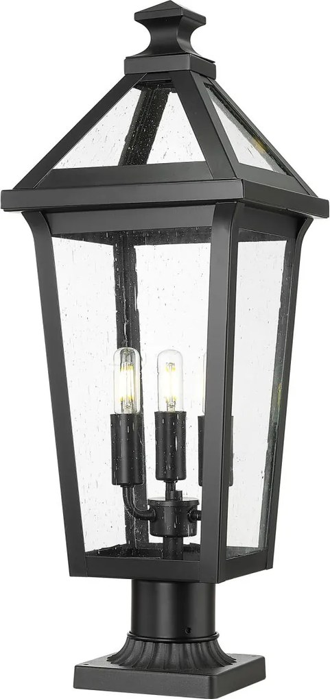 Cosmolight klasszikus állólámpa zurich fekete cosf03647bk IP44