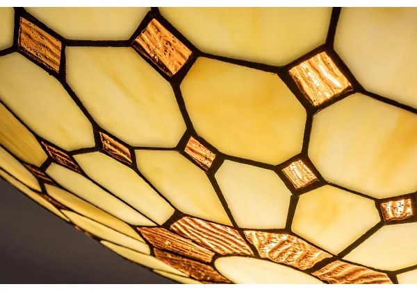 Brilagi - Tiffany vitrázs mennyezeti lámpatest DORAN 2xE27/60W/230V