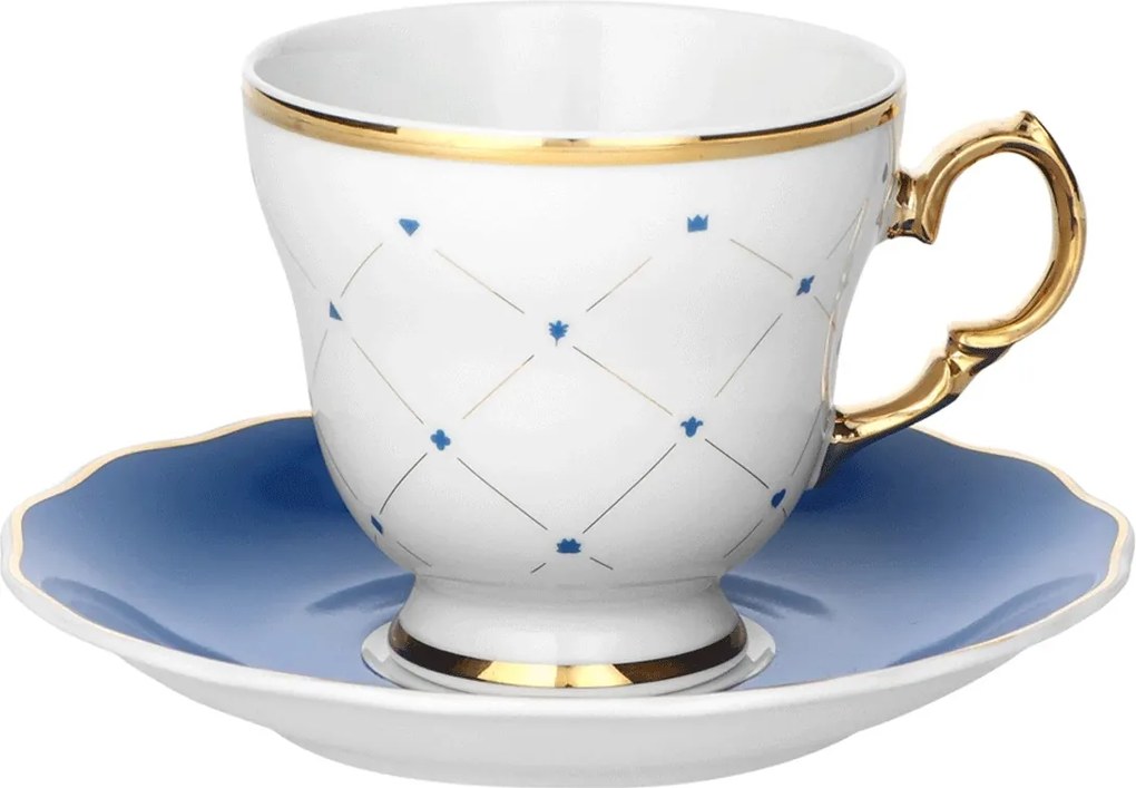 Kávéscsésze csészealjjal Alaska Circus Blue Ćmielów