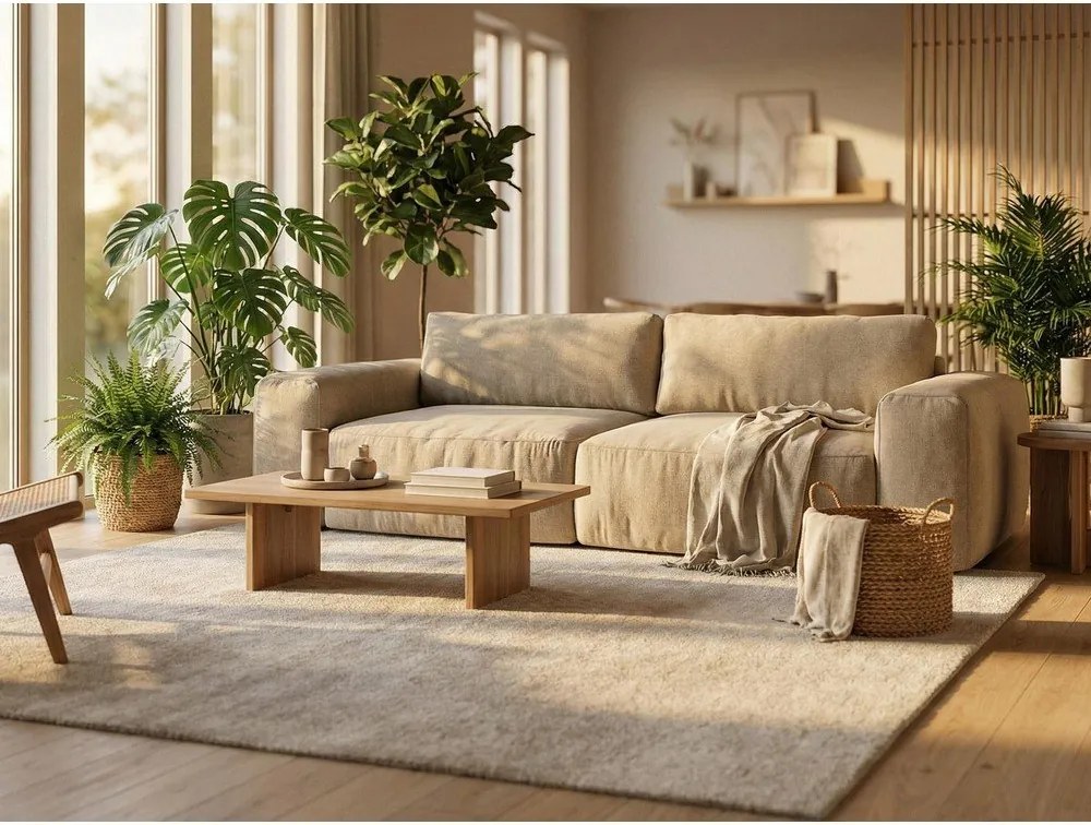 Sötétkék zsenília kinyitható sarokkanapé (bal oldali-heverő résszel) Kuki – Makamii