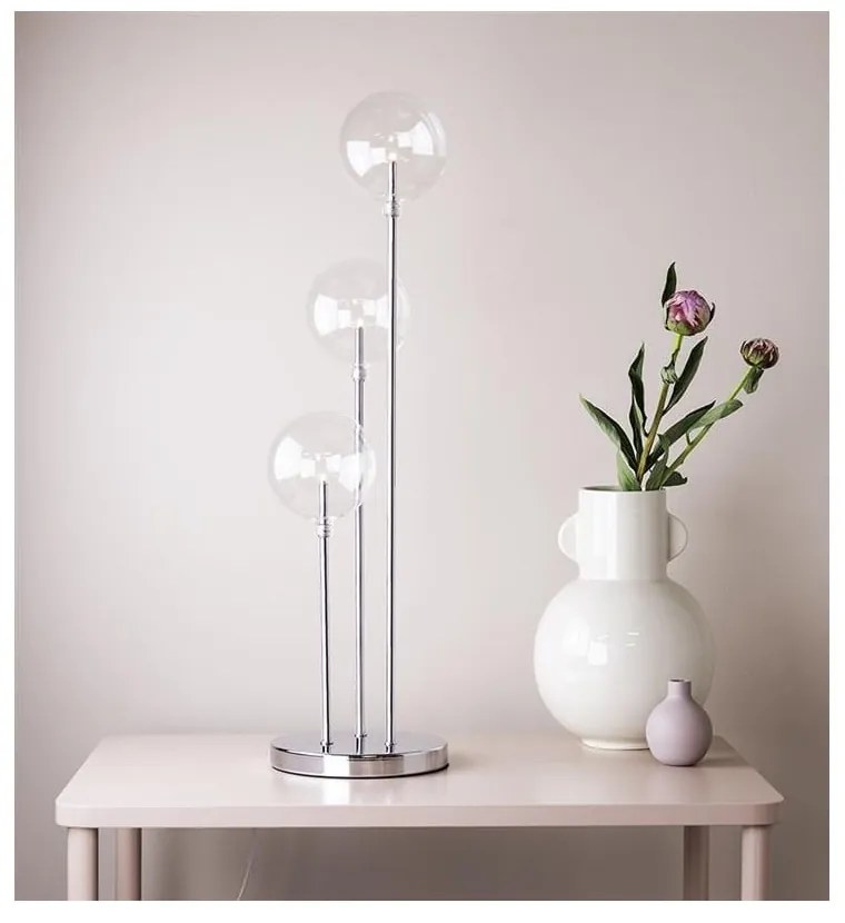 Juniur ezüstszínű világító gyertyatartó, magasság 60 cm - Markslöjd