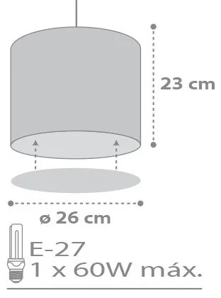 Dalber D-62012E - Gyerek csillár SWEET DREAM 1xE27/60W/230V