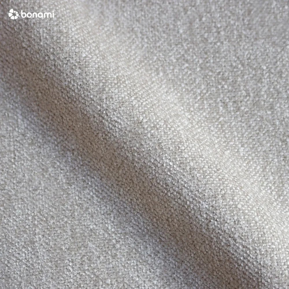Bézs kárpitozott franciaágy ágyráccsal 180x200 cm Noira Slim – Bonami Selection