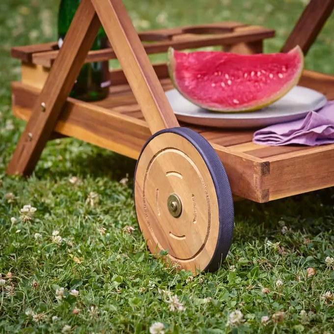 Casaria® Tálalókocsi - akác