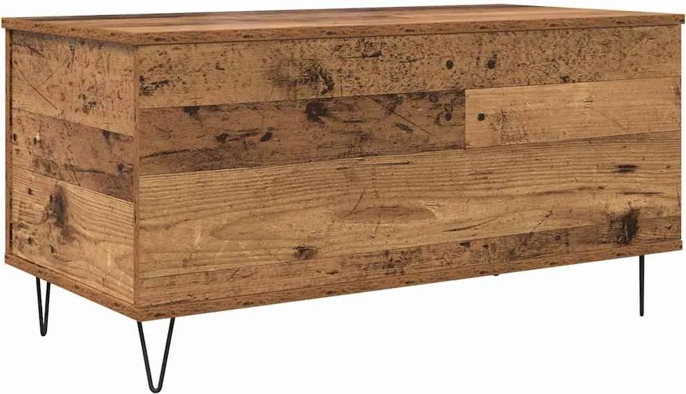 vidaXL Dohányzóasztal Régi fa 90 x 44.5 x 45 cm Faanyag