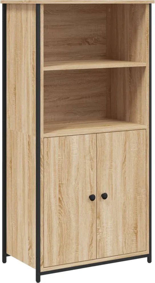 vidaXL sonoma tölgy színű szerelt fa magasszekrény 62 x 36 x 121,5 cm