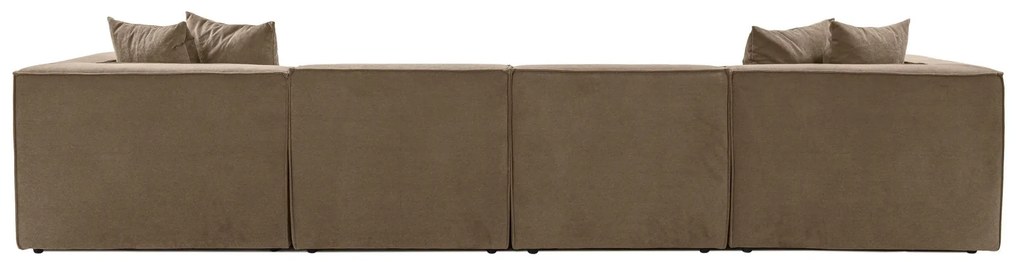 Sarokkanapé Sora (L1-O1-O1-1R-POUFFE ) - Barna