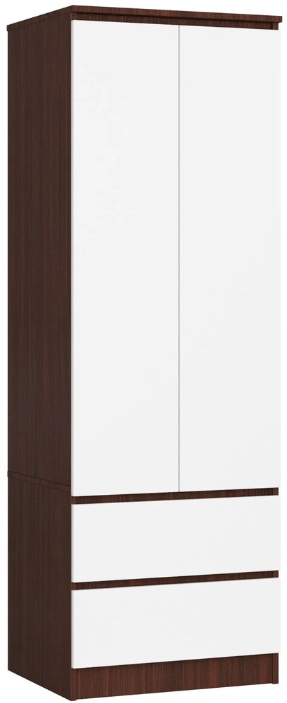 Ruhásszekrény Suman  (wenge + fehér). Akció -15%. 1069555
