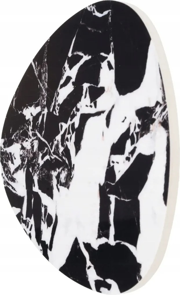 Led fali lámpa 10W fekete-fehér kő Maxlight Marbles IP20