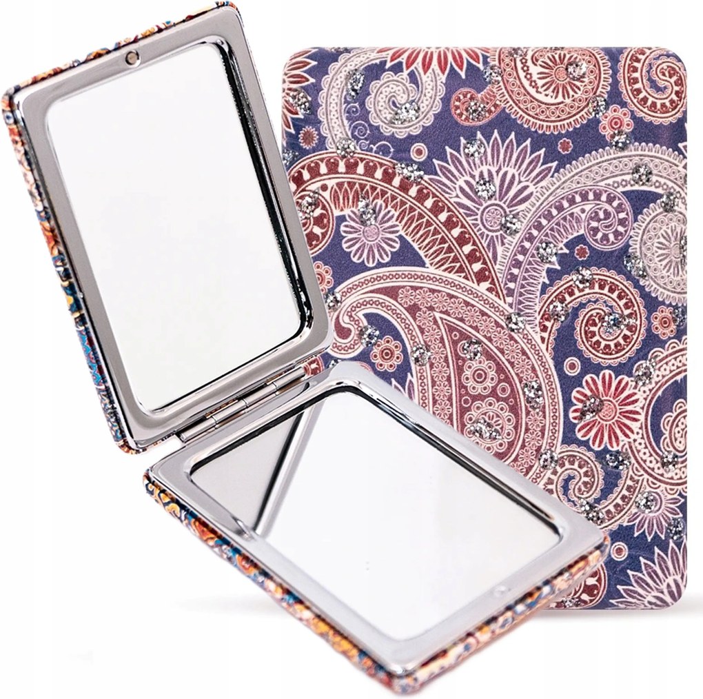 Visszapillantó Tükör Kozmetikai Kézi Tükör Nyitható Keleti Stílusos