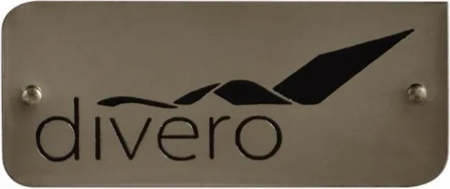 DIVERO Kerti nyugágy Florentine lábtartóval tíkfa