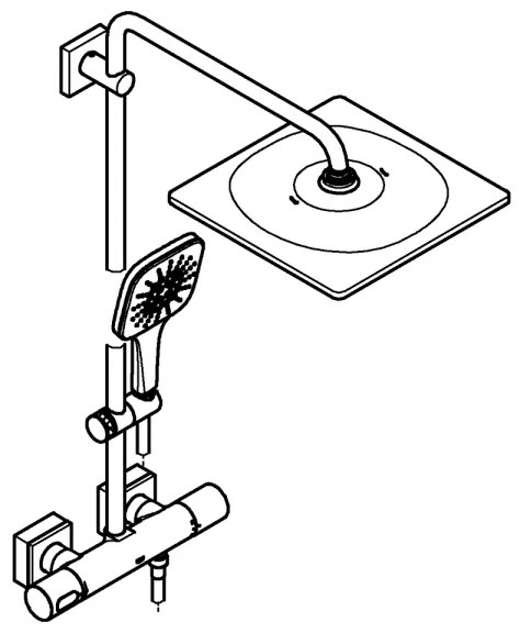 GROHE 26652000 - Zuhanyrendszer RAINSHOWER SMARTACTIVE 310 450 mm fényes króm