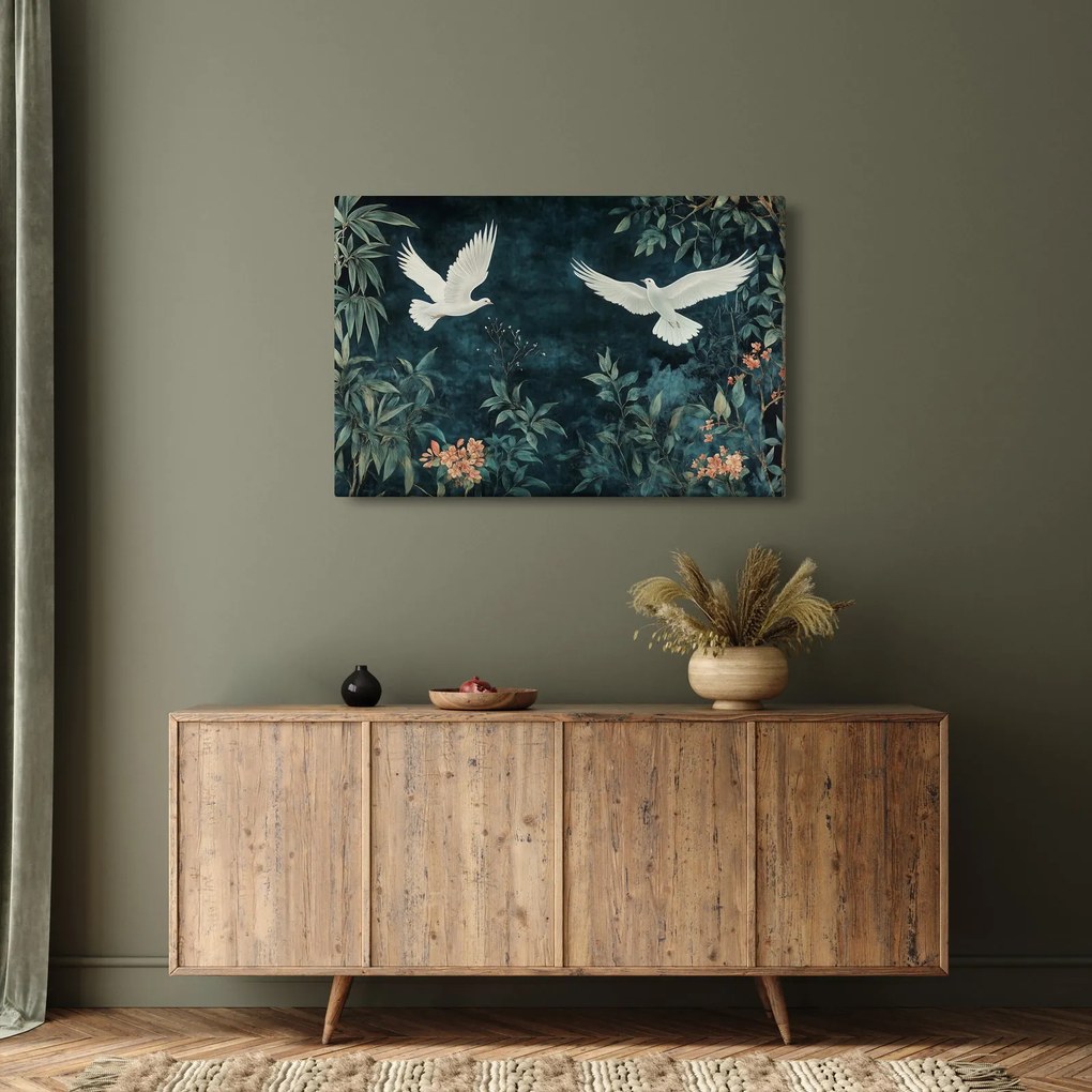 Kép - Két galamb (90x60 cm)