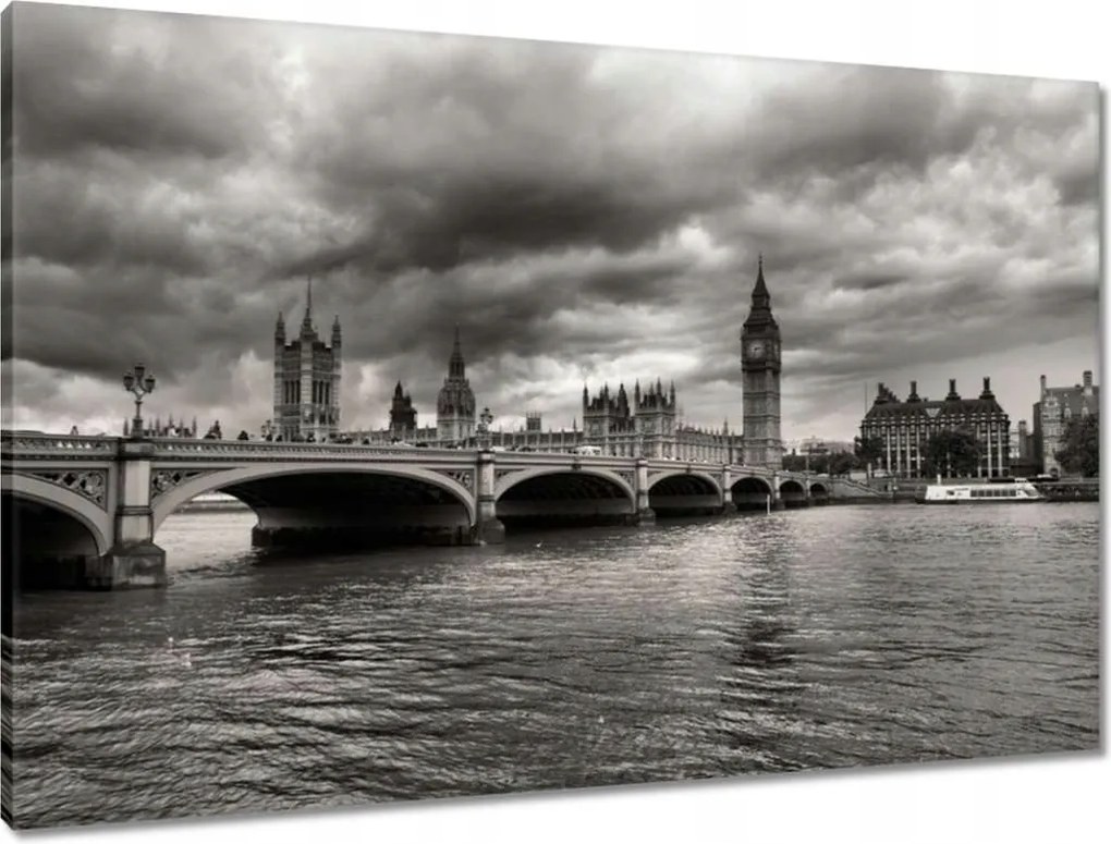Vászonkép 90x60 Westminster híd