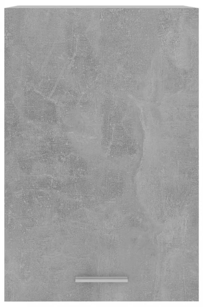 betonszürke szerelt fa függő szekrény 39,5 x 31 x 60 cm
