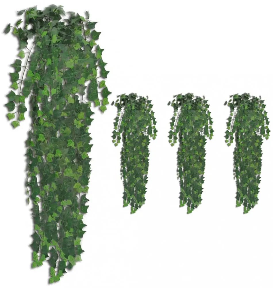 4 db zöld műborostyán 90 cm