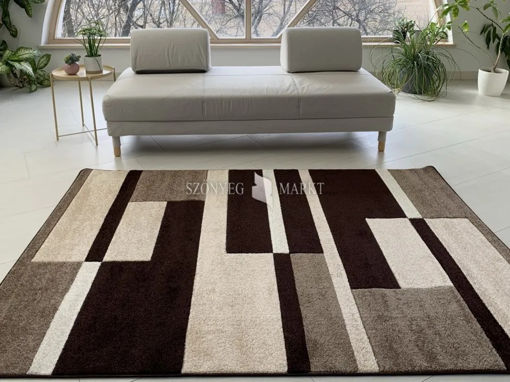 Comfort 4738 barna modern szőnyeg 40x70 cm